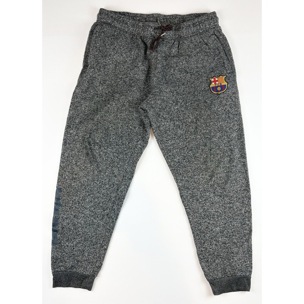 FC Barcelona  Sweatpants Joggers Boys Size XL Gray